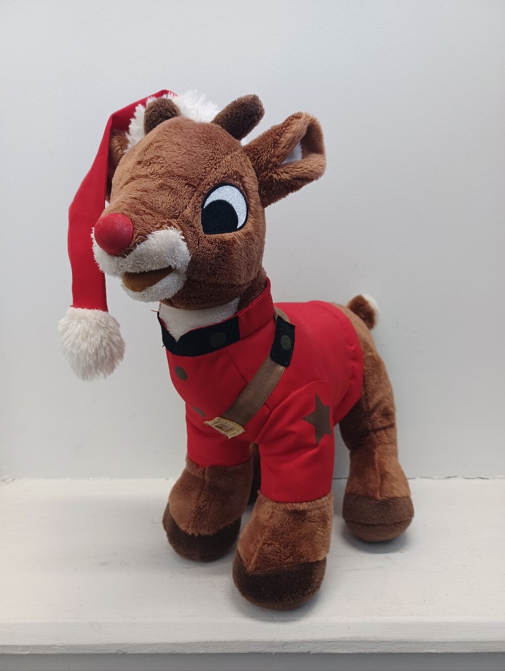 Rudolph the Red Nosed Reindeer RCMP Mountie Holiday Christmas Plush Gift Animal